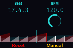 BPM adjustment animation